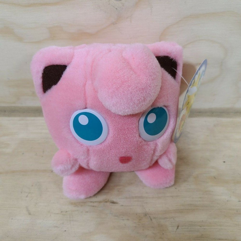1999 4” Pokemon Pocket Monsters JigglyPuff Plush Toy Doll VTG